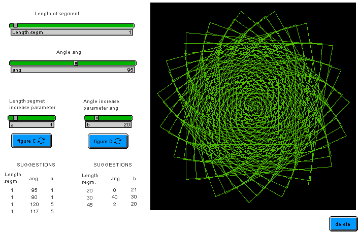 polygonal lines