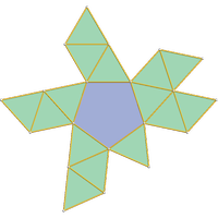 Gyroelongated pentagonal pyramid (J11)