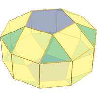 Elongated pentagonal gyrobicupola (J39)